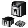 1800W Most Popular 8L Visible Factory Price Good Quality Air Fryer Wifi Digital Control Stainless Steel Air Fryer