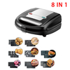 Portable 8 7 6 5 4 3 2 in 1 Non-Stick Home Maker Toaster Breakfast Machine Grill Beach Microwave Frying Pan 7 Slice