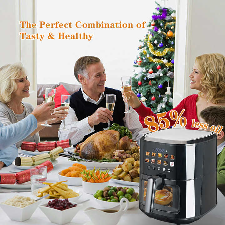 6.5L Kitchen Appliances Cookware Oil-Free Air Fryer Healthy Digital Smart Kitchen 1700W Best Quality Air Fryer