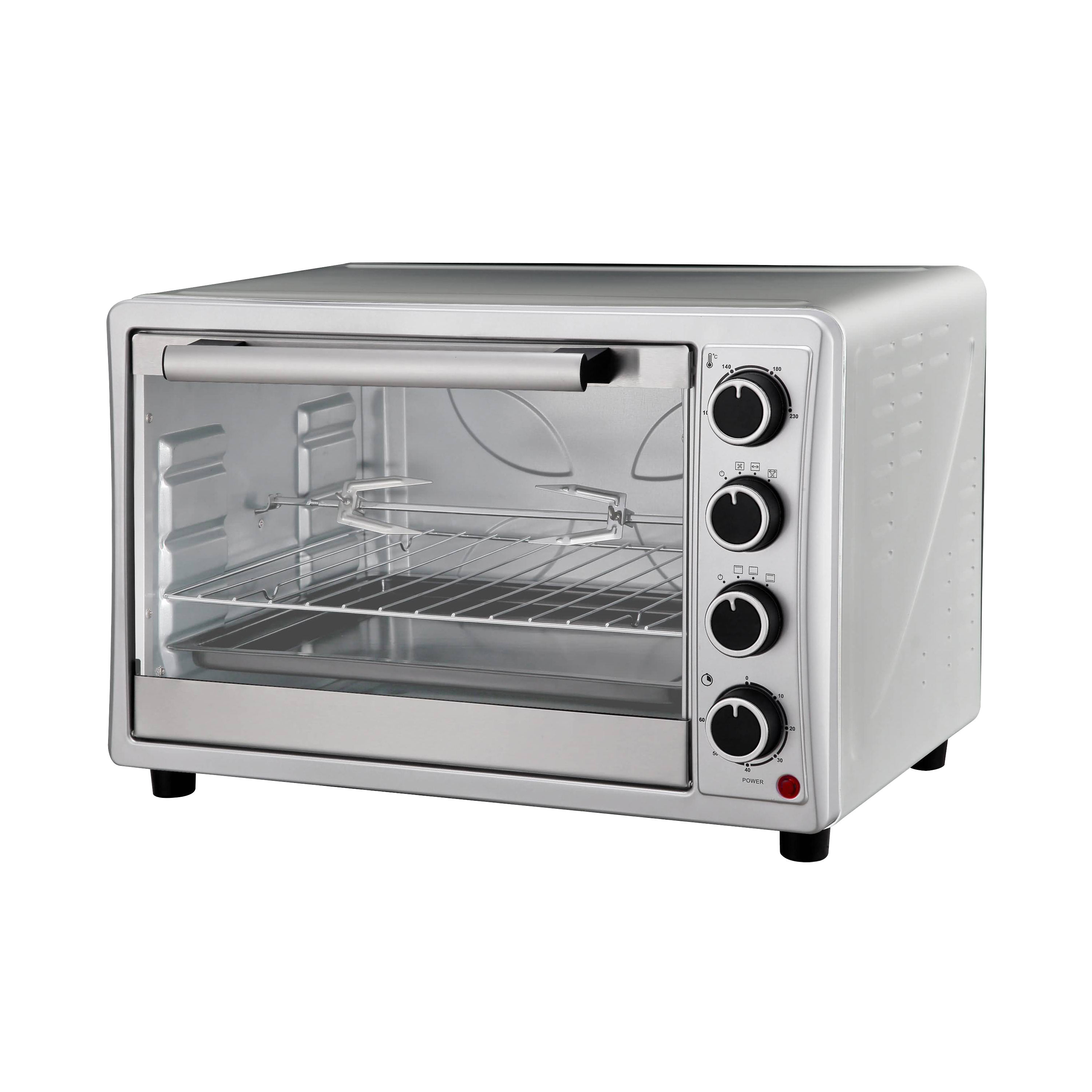 45L Multifunctional High Quality Automatic Pizza Oven Manufacturer Sells Large Capacity Silver Ridge Electric Oven