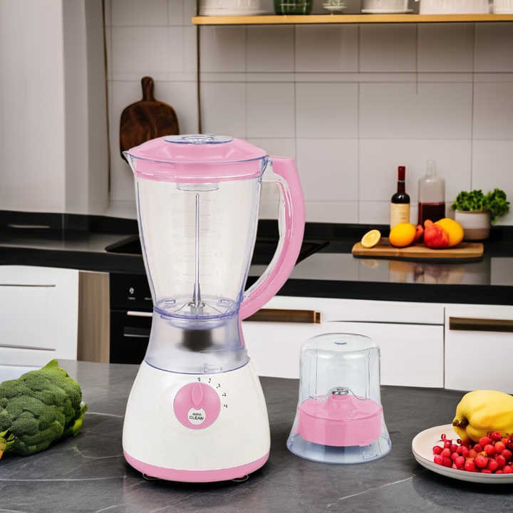 350W 2 In 1 1.5L Plastic Jar 4 Speed ​​Electric Blender Juicer Blender Food Blender 