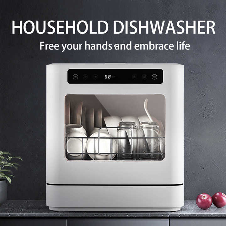 Kitchen Appliance Automatic Dishwasher Household Mini Countertop Dishwasher for Home