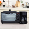 Factory Price with Oven Toasted Coffee Maker Pan 3 In 1 Multifunction Breakfast Machine/
