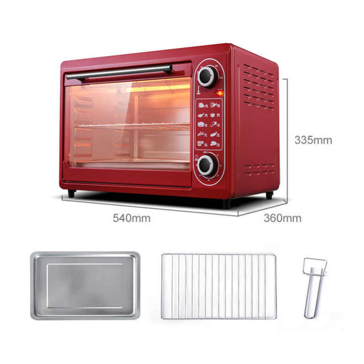 Multipurpose Home Kitchen The Bakery Cake Oven for Sale 48 Liter Large Electric Oven