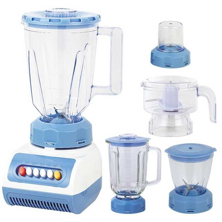 350W 4 Speed ​​1.5L Plastic Jar Glass Jar Electric 999 Blender Juicer Blender Food Blender