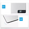Household LCD Display Stainless Steel Design Baking Cooking Weighing Balance Digital Kitchen Food Weight Scale