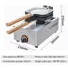 Commercial Snack Machine Gas Taiyaki Pancake Machine Waffle Grill Sandwich Maker for Breakfast Cake