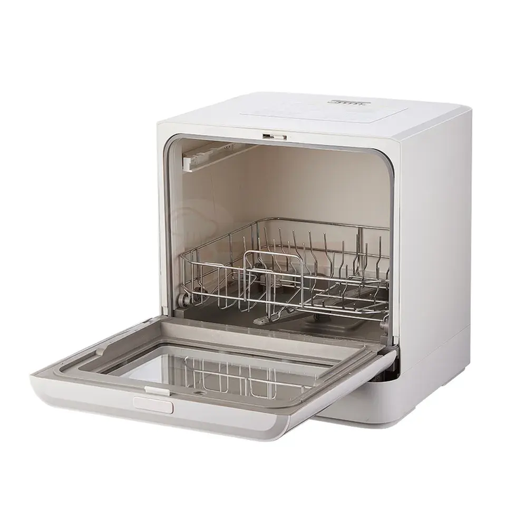 1200W Fully Automatic Tablet Dishwasher Machine for Home 4set Mini Dish Washer Portable Dishwasher