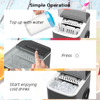 Mini Ice Cube Maker Small Standalone Home Ice Making Machine Portable Nugget Ice Maker