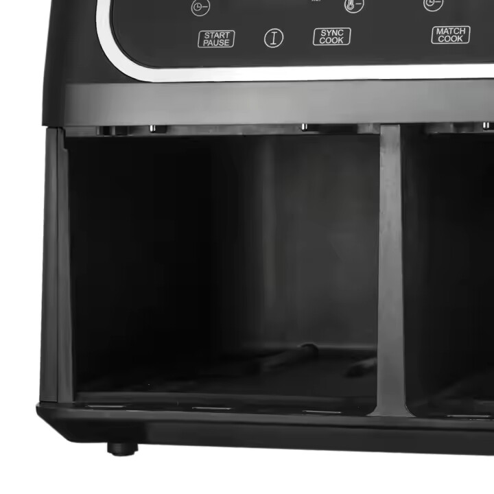 RAF New Arrival 4.5L+4.5L Double Air Deep Fryer Oven Digital Display Smart Air Fryer with Two Independent Basket