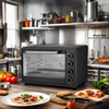45L Multifunctional High Quality Automatic Pizza Oven Manufacturer Sells Large Capacity Silver Ridge Electric Oven