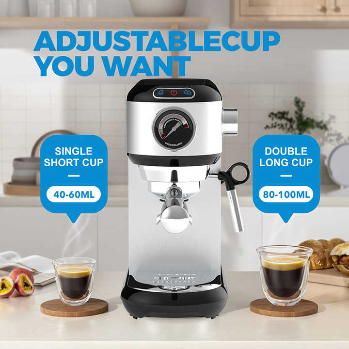 3 In 1 15 Bar Electric Espresso Machine Manual Italian Espresso Coffee Machine