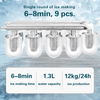 Mini Ice Cube Maker Small Standalone Home Ice Making Machine Portable Nugget Ice Maker