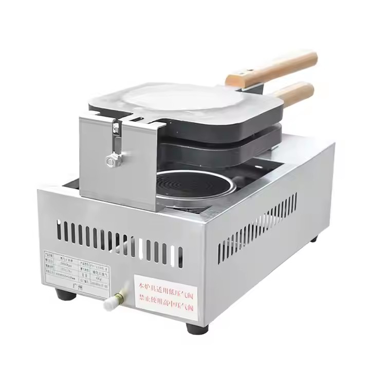 Commercial Snack Machine Gas Taiyaki Pancake Machine Waffle Grill Sandwich Maker for Breakfast Cake