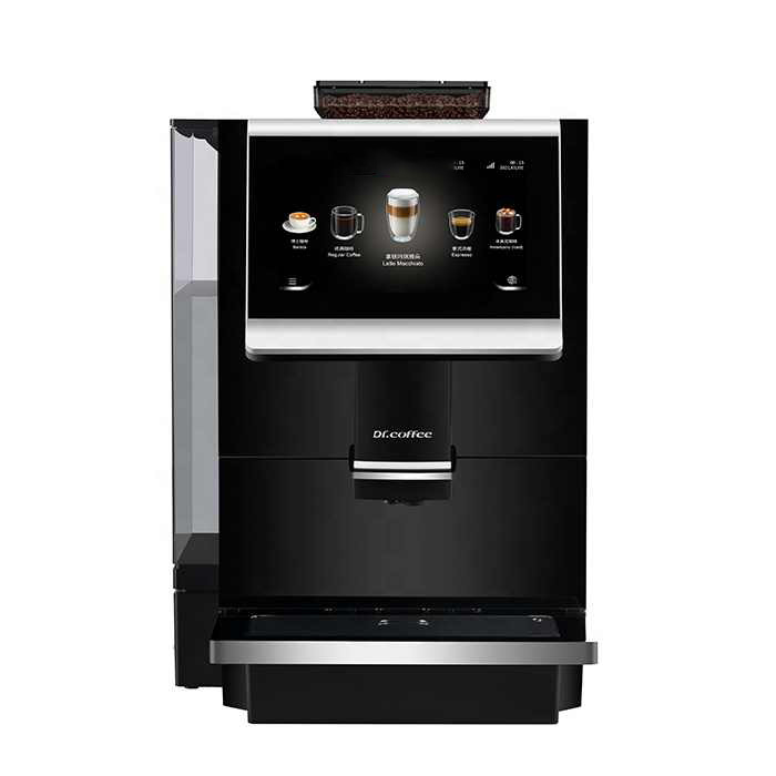 C12 Piano Black Fully Automatic Bean To Cup Coffee Machine