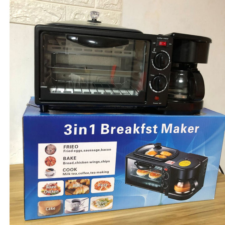Supports OEM Automatic Multi-function Household 3in A Multi-function Oven 9L 3 in 1 Breakfast Machine