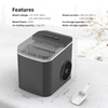 Mini Ice Cube Maker Small Standalone Home Ice Making Machine Portable Nugget Ice Maker