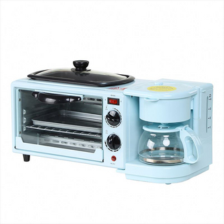 Factory Price with Oven Toasted Coffee Maker Pan 3 In 1 Multifunction Breakfast Machine/