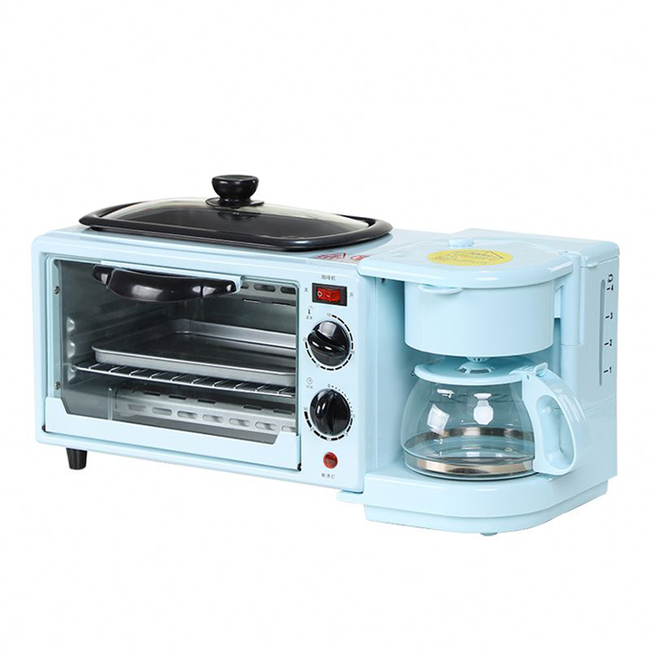 Factory Price with Oven Toasted Coffee Maker Pan 3 In 1 Multifunction Breakfast Machine/