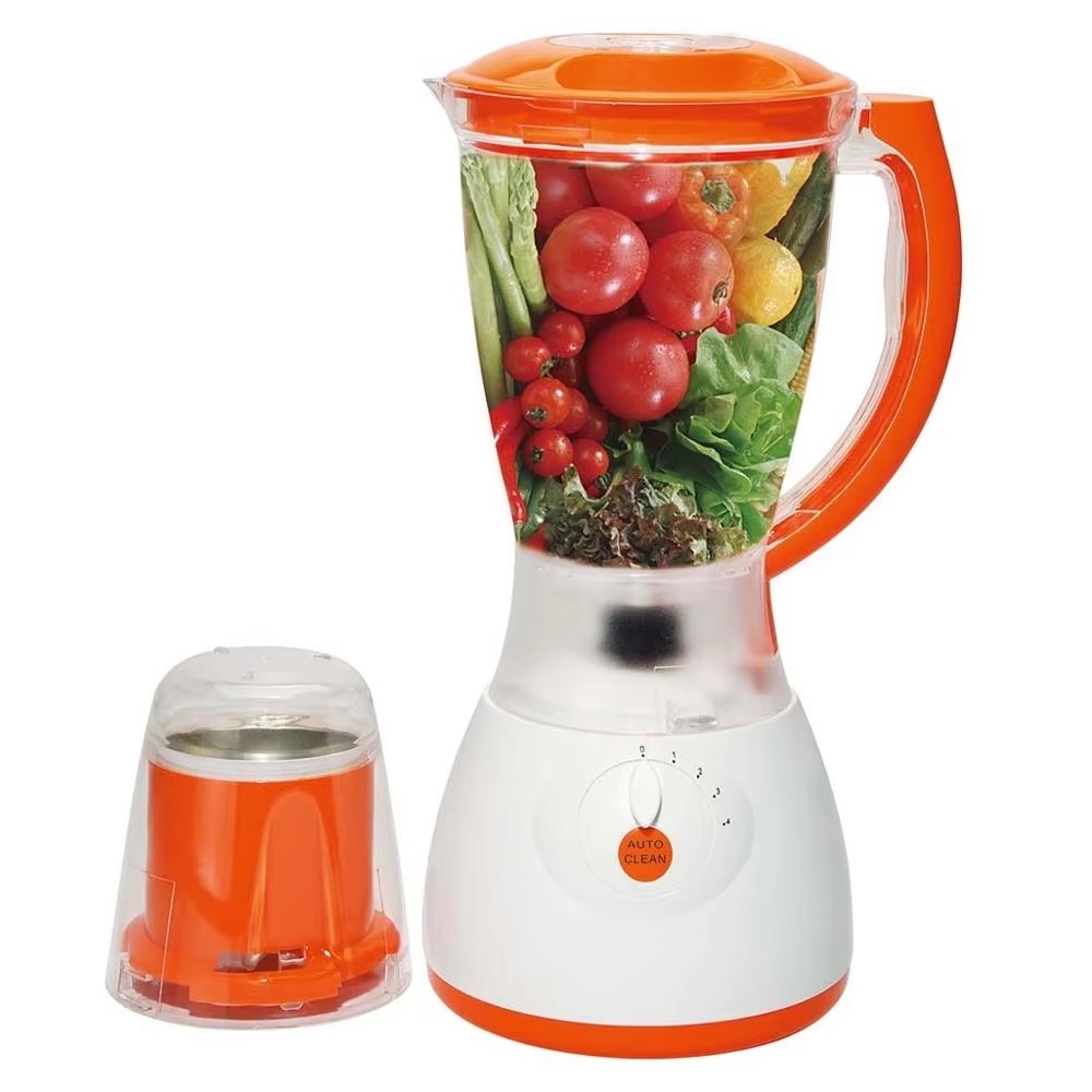 350W 2 In 1 1.5L Plastic Jar 4 Speed ​​Electric Blender Juicer Blender Food Blender 