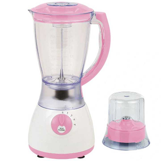 350W 2 In 1 1.5L Plastic Jar 4 Speed ​​Electric Blender Juicer Blender Food Blender 