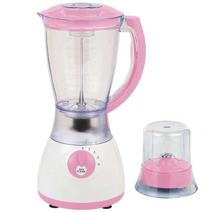 350W 2 In 1 1.5L Plastic Jar 4 Speed ​​Electric Blender Juicer Blender Food Blender 