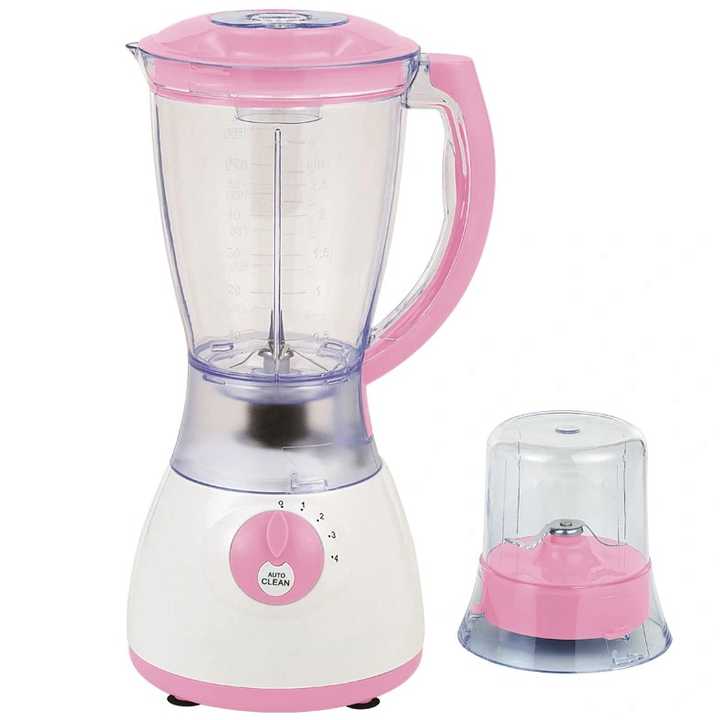 350W 2 In 1 1.5L Plastic Jar 4 Speed ​​Electric Blender Juicer Blender Food Blender 