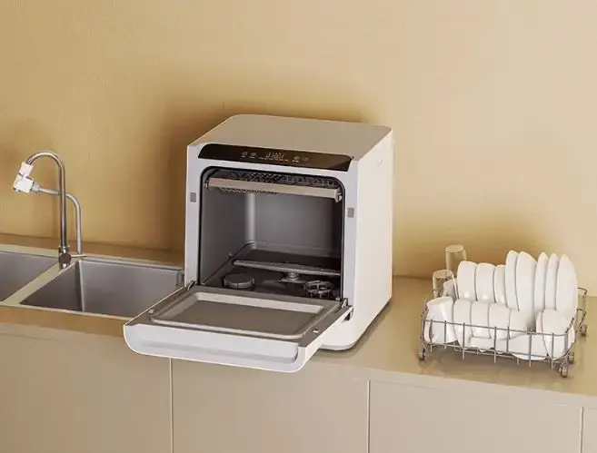 1200W Tablet Fully Automatic Dishwasher Machine (3)