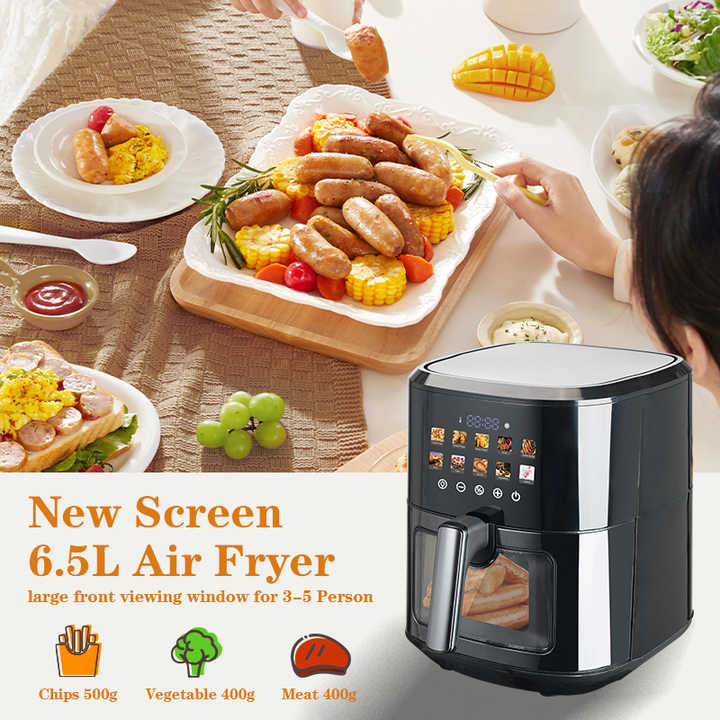 6.5L Kitchen Appliances Cookware Oil-Free Air Fryer Healthy Digital Smart Kitchen 1700W Best Quality Air Fryer