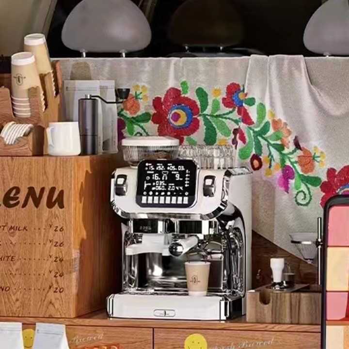 Automatic Single Shot Coffee Machine High Performance Display Espresso Coffee Maker (6)