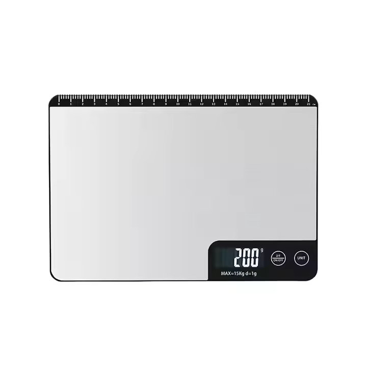 Household LCD Display Stainless Steel Design Baking Cooking Weighing Balance Digital Kitchen Food Weight Scale