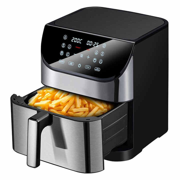1800W Most Popular 8L Visible Factory Price Good Quality Air Fryer Wifi Digital Control Stainless Steel Air Fryer