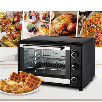 45L Multifunctional High Quality Automatic Pizza Oven Manufacturer Sells Large Capacity Silver Ridge Electric Oven