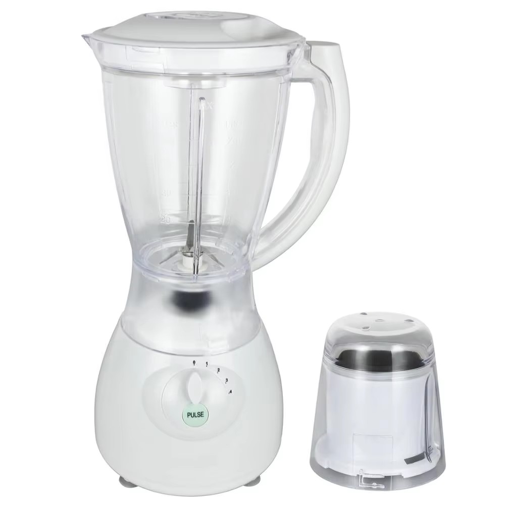 350W 2 In 1 1.5L Plastic Jar 4 Speed ​​Electric Blender Juicer Blender Food Blender 