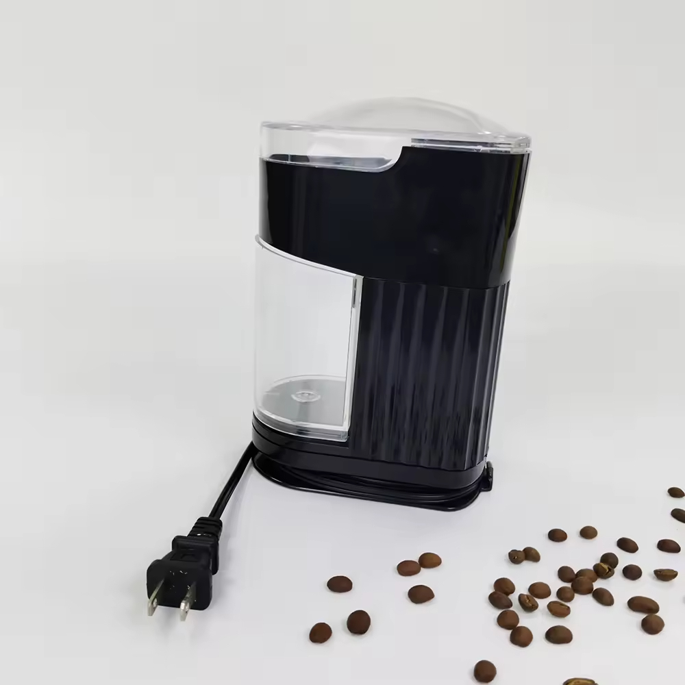 Removable Grinds Container Portable Coffee Grinder for Herb Peanut Grains Beans