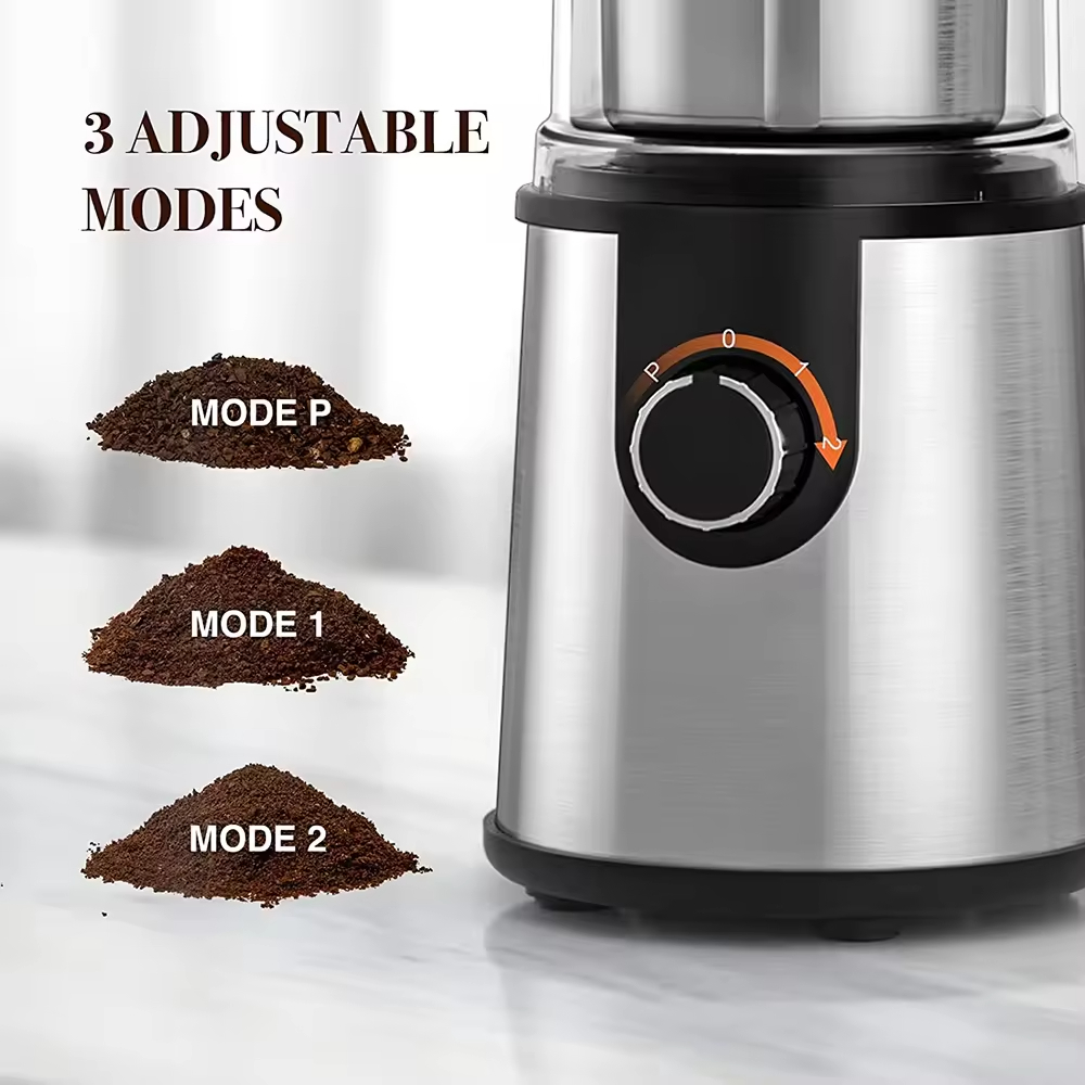 Manufacturer's Hot-Selling 220V Electric Household Grain Grinder Stainless Steel Blade for Coffee Food Supplements Cross-Border