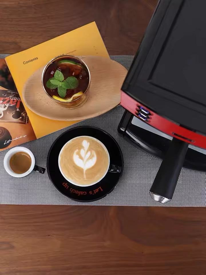 Big Automatic Espresso Supplier Coffee Machine Electric Cappuccino 110V 220V Coffee-machin Good Comercial Coffee MakerS for Sale