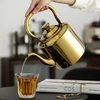 1500 ml 2L Luxury Golden Stainless Steel 201mirror Polished No Leak Safety Coffee Tea Net Filter Boiling Hot Water Kettle