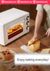 Factory Direct 21-30 Liter Electric Convection Oven Overheat Protection Adjustable Thermostat for Household Outdoor Use 