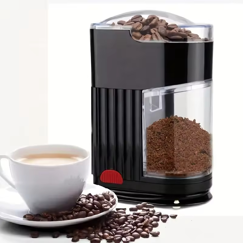 Commercial Manual Conical Burr Stainless Steel Coffee Grinder Machine with Heated Drying System 60g Capacity