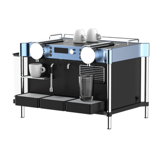 Easy Operation 2 Groups High Quality Restaurant Capsule Commercial Coffee Maker