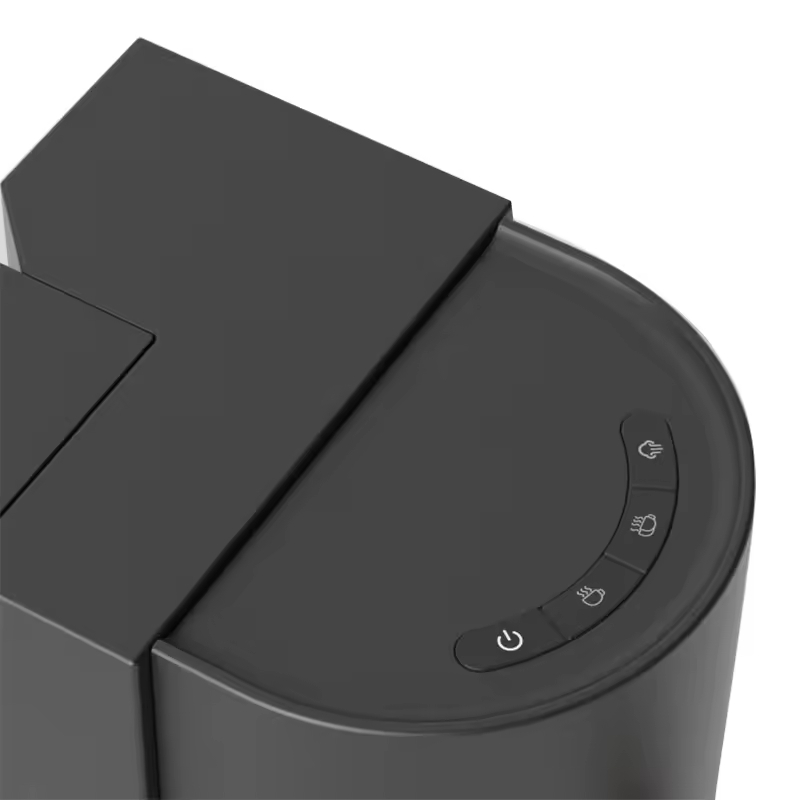 Espresso Plastic Coffee Makers Machine Cappuccino Machine with Piezometer and Pressure Gage and Milk Steamer 1.5L