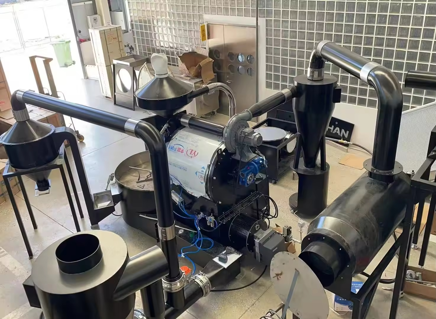 Professional Tostadora De Cafe Commercial 100kg 60kg 30kg 12kg Industrial Coffee Roasters Machine for Sale