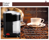 Commercial Manual Conical Burr Stainless Steel Coffee Grinder Machine with Heated Drying System 60g Capacity