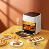 New 15L 1400W Digital Smart Air Fryer Oil-Free Multi-Functional 8 Preset Menus Non-Stick 1400W Square for Home Business Use