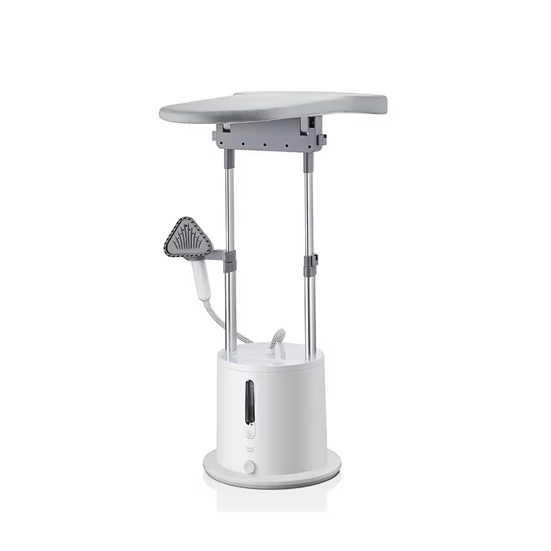 2280W 1700ml Dual Pole Fabric Ironing Electric Garment Steamer Gear Adjustable Vertical Steam with Adjustable Board
