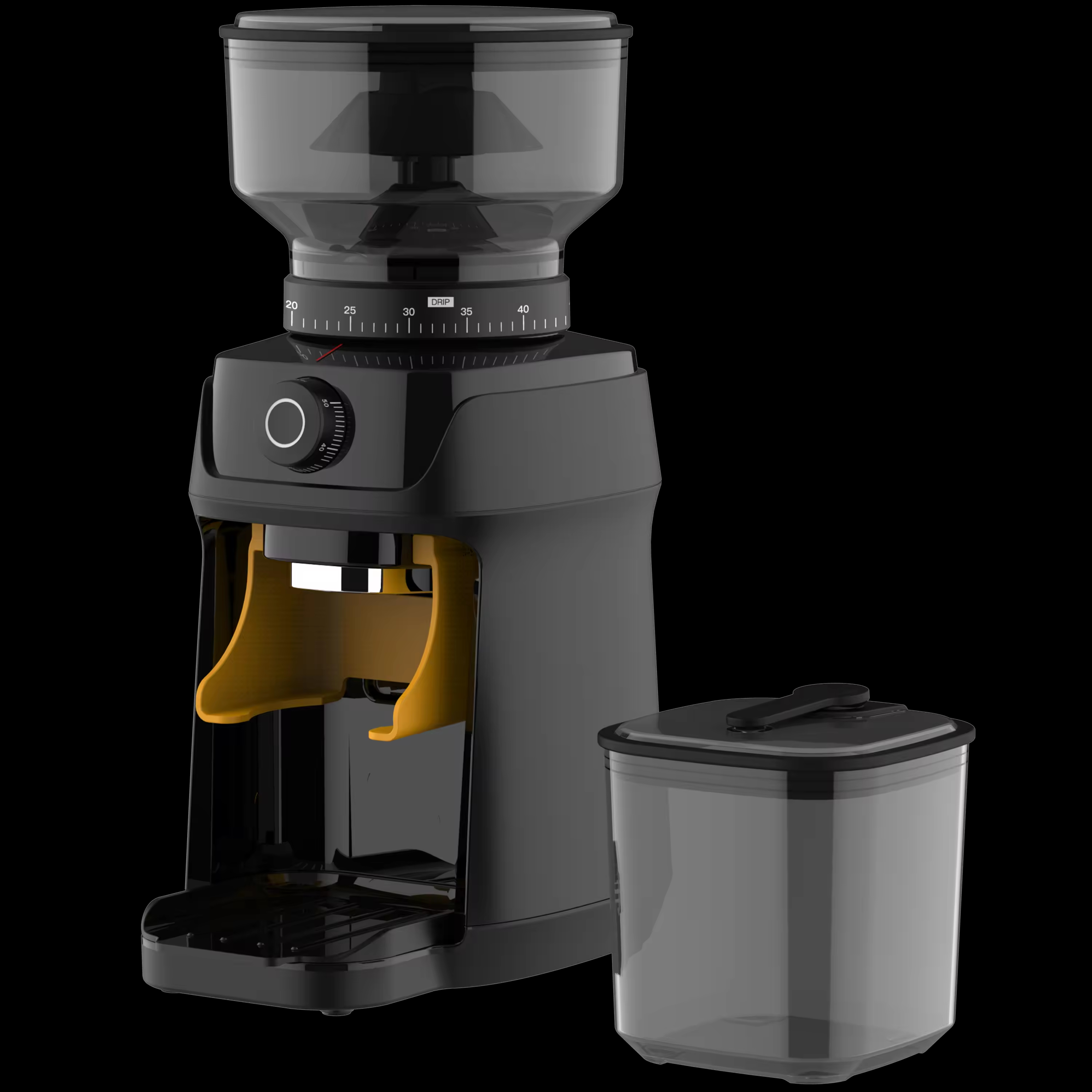 Professional Electrical Coffee Bean Grinder Automatic Stainless Steel Burr Coffee Grinding Machine