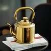 1500 ml 2L Luxury Golden Stainless Steel 201mirror Polished No Leak Safety Coffee Tea Net Filter Boiling Hot Water Kettle