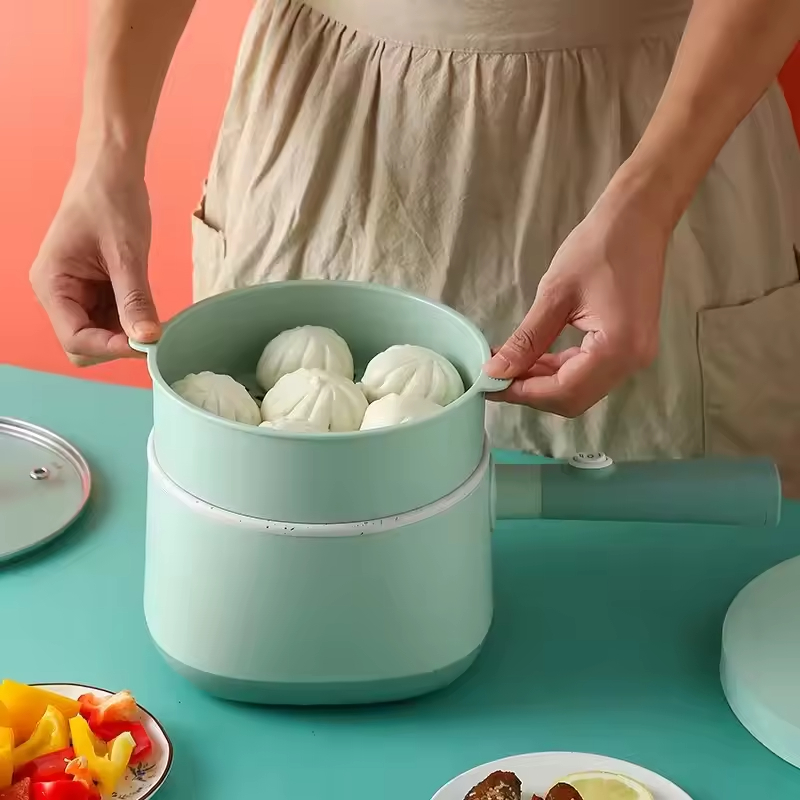 Multipurpose Hot Selling Plug Home Dormitory Rice Noodles Electric Cooking Steamer Cookware Multi Mini Electric Cooker