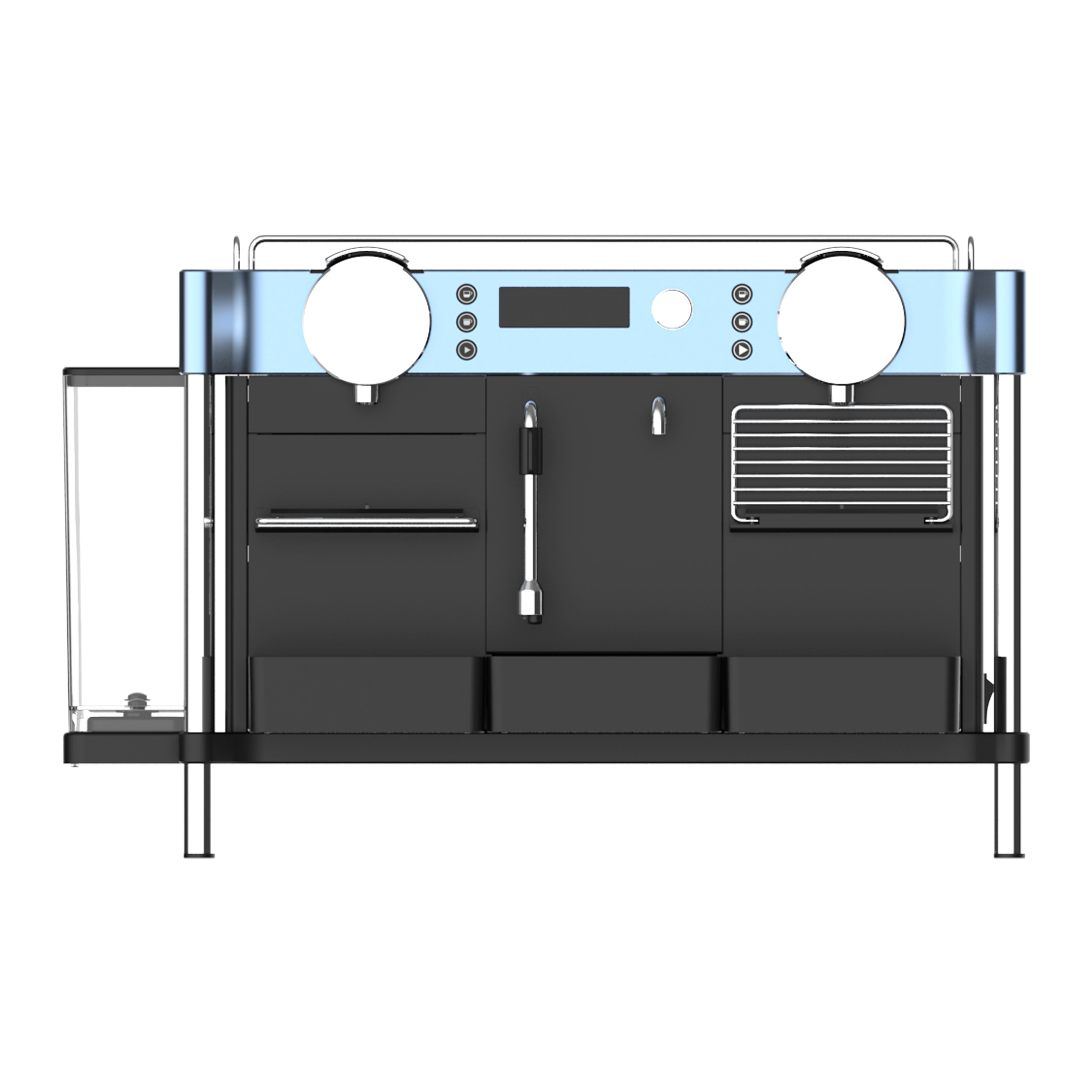 Easy Operation 2 Groups High Quality Restaurant Capsule Commercial Coffee Maker